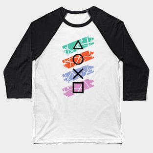 PS controller buttons creative design - Creative illustration Baseball T-Shirt